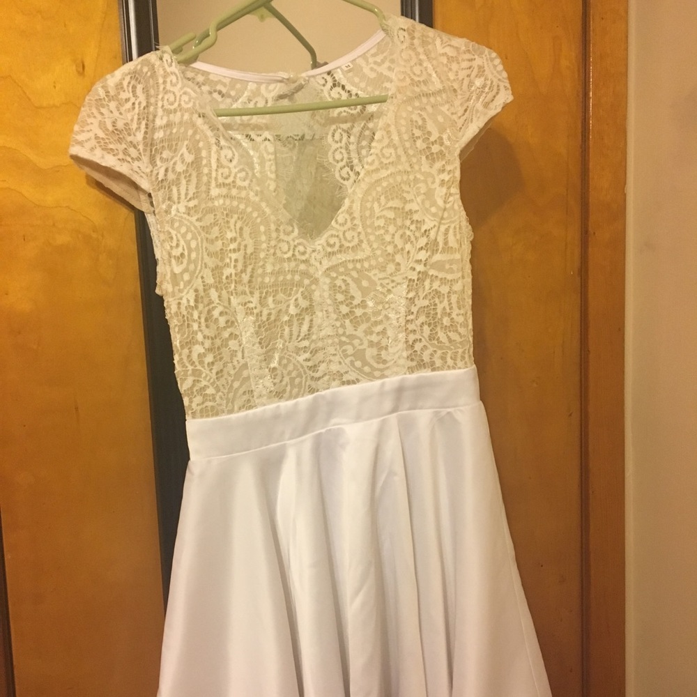 White dress